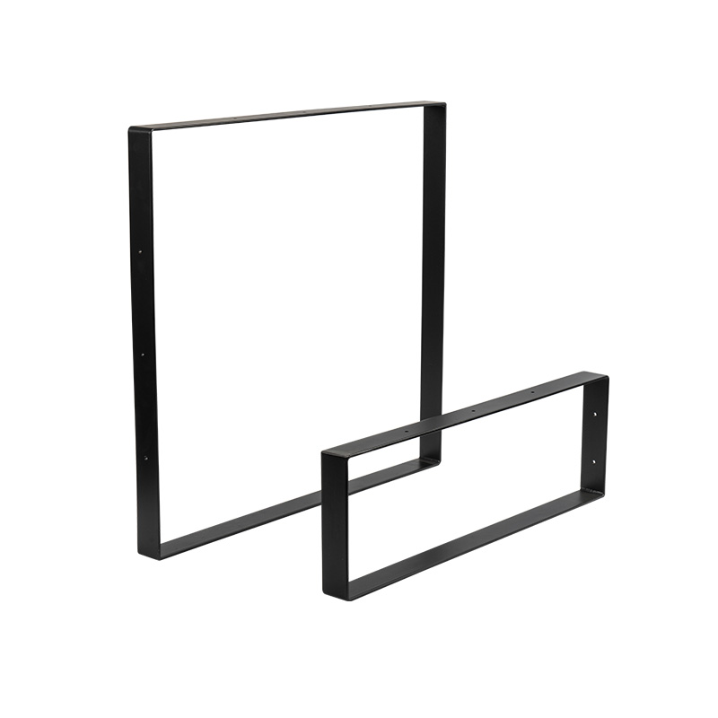 Flat black wall na naka -mount barn bracket