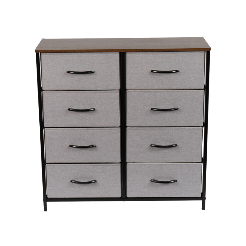 Tela 8-drawer storage organizer unit para sa aparador