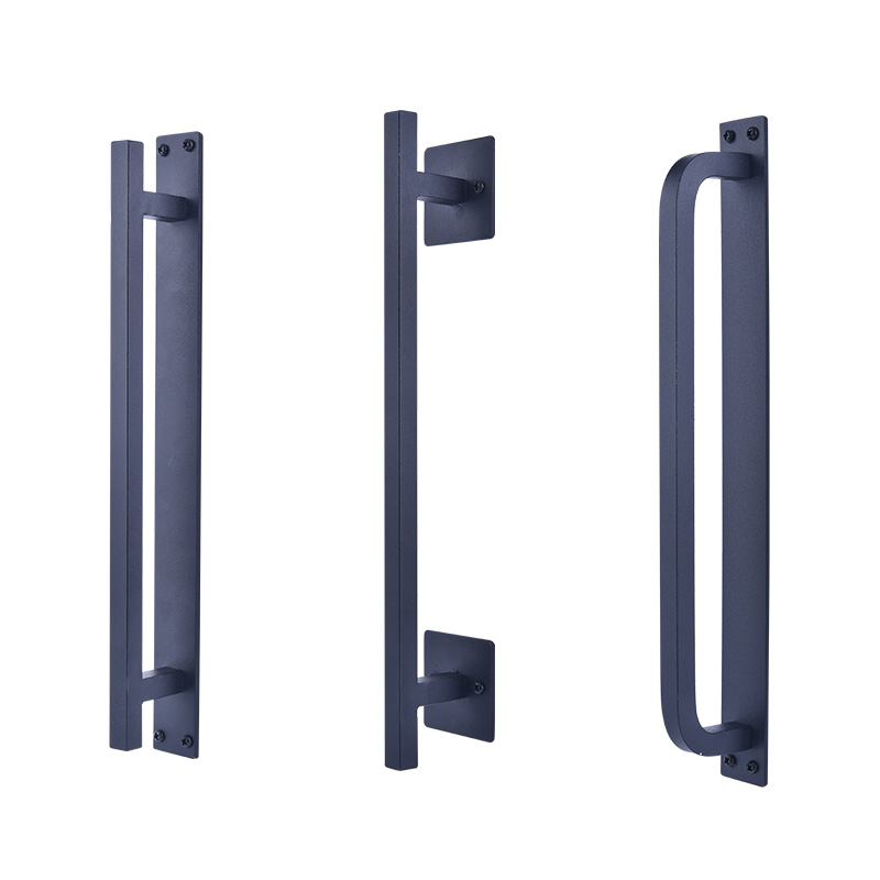 Black Powder Coat Tapos na ang hawakan ng pinto ng pinto